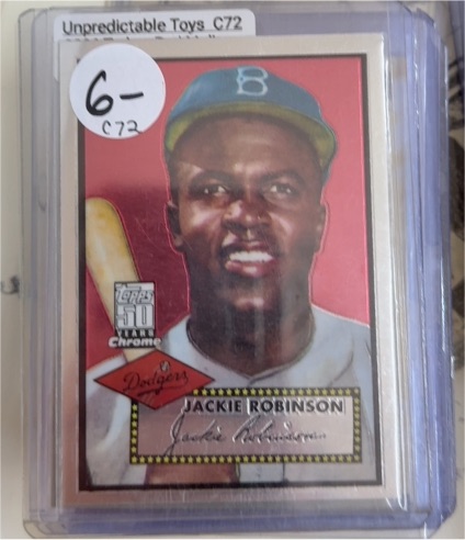 2002 Topps Chrome #C72 Jackie Robinson — front