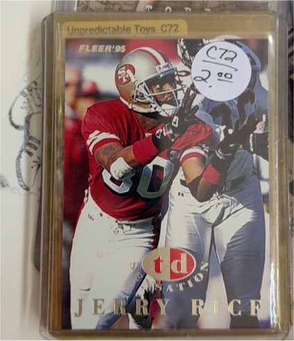 1995 Fleer TD Sensations #5 Jerry Rice — front