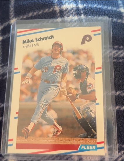 1988 Fleer #315 Mike Schmidt — front