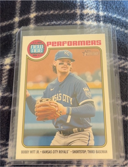 2023 Topps Heritage New Age Performers #NA-16 Bobby Witt Jr. — front