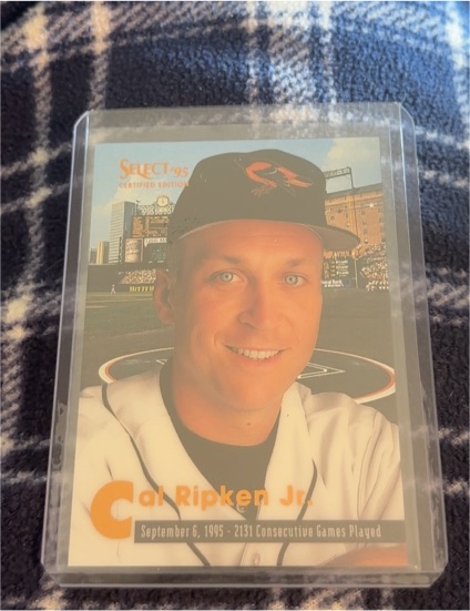 1995 Select Certified #2131 Cal Ripken Jr. — front