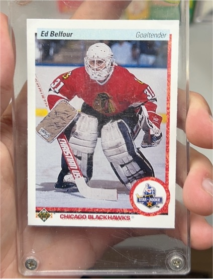 1990-91 Upper Deck #55 Ed Belfour — front
