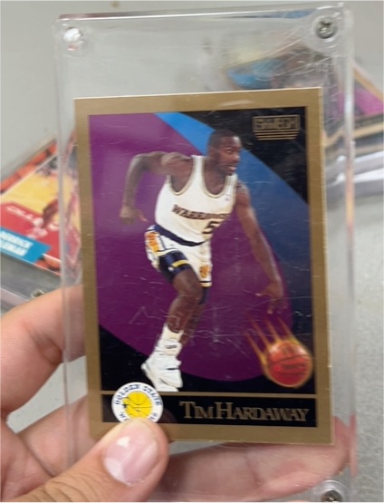 1990-91 Skybox #95 Tim Hardaway — front