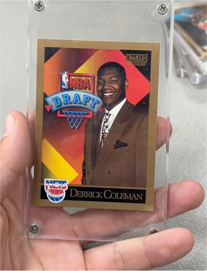 1990-91 SkyBox #362 Derrick Coleman — front