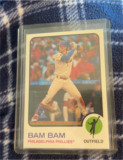 2022 Topps Heritage Bam Bam Philadelphia Phillies — front
