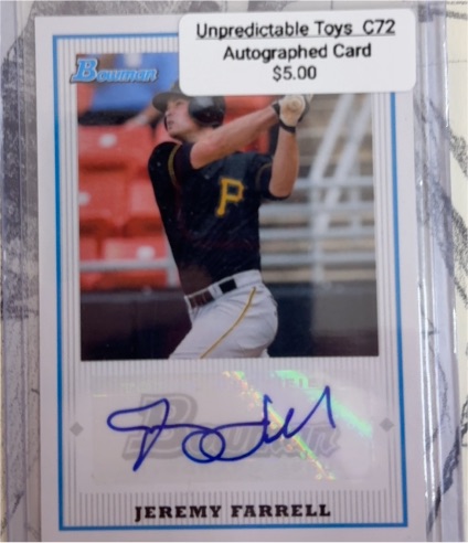 2010 Bowman #AR21 Jeremy Farrell — front