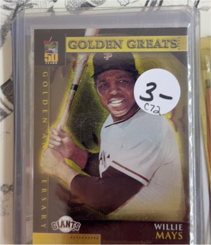 2001 Topps Golden Anniversary #GA4 Willie Mays — front