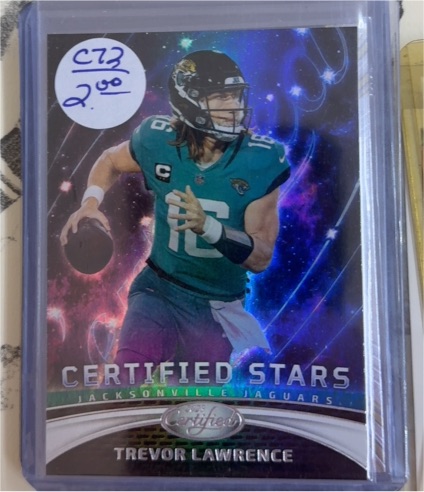 2023 Panini Certified Stars #CS-25 Trevor Lawrence — front