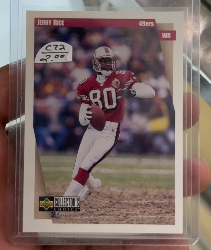 1997 Upper Deck Collector's Choice #91 Jerry Rice — front