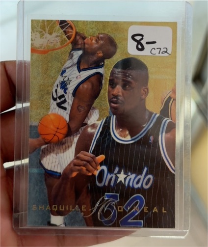 1995-96 Flair #97 Shaquille O'Neal Orlando Magic — front