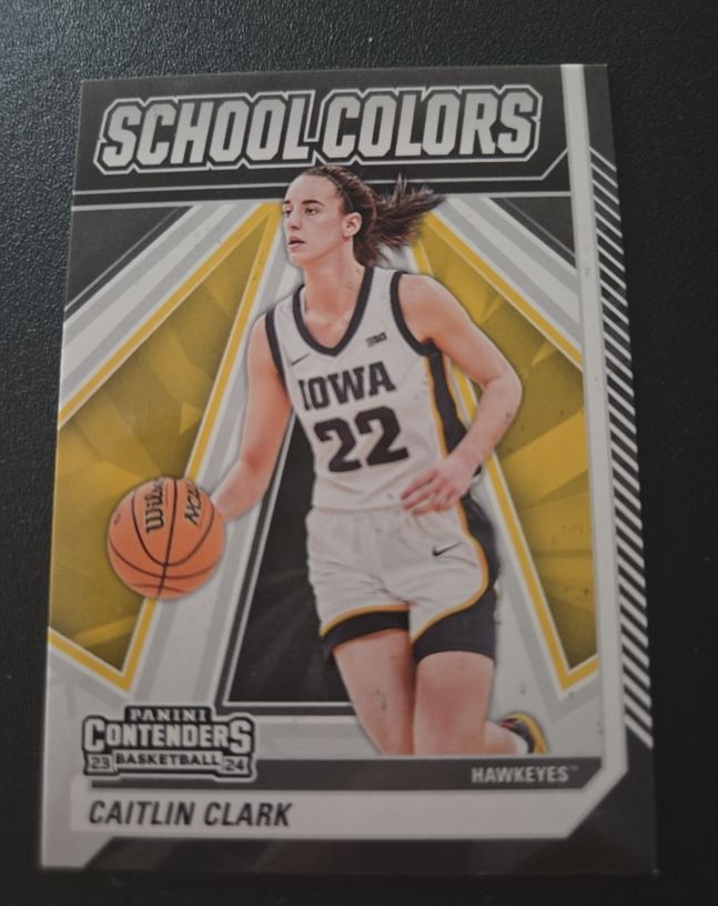 2024 Panini Caitlin Clark Collection #SC2 School Colors Caitlin Clark — front
