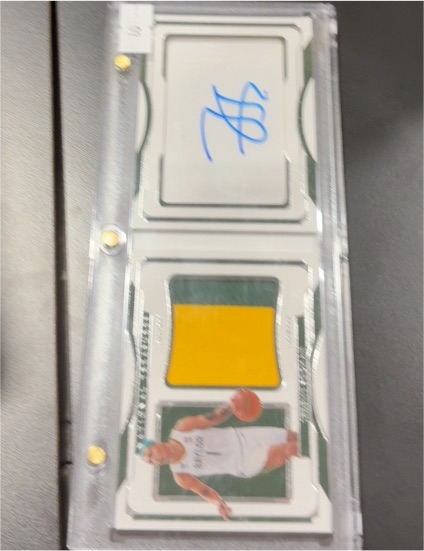 2020 Panini One Quad Patch Autographs Unknown Player — front
