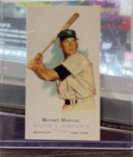 2006 Topps Allen & Ginter Mini #275 Mickey Mantle — front