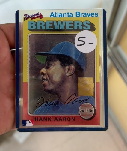 1975 Topps #660 Hank Aaron — front