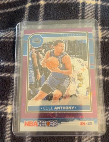 2024-25 Panini NBA Hoops #178 Cole Anthony — front