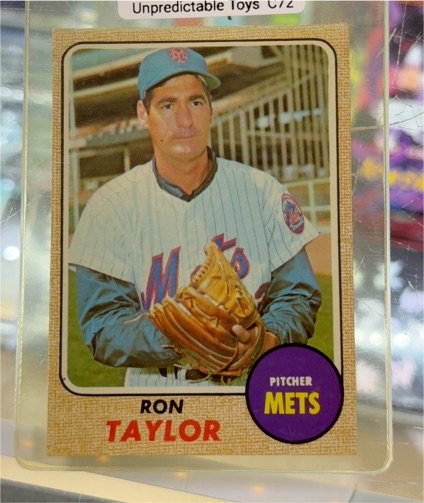 1968 Topps #421 Ron Taylor — front