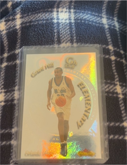 2000-01 Fleer Showcase Elementary #5E Grant Hill — front