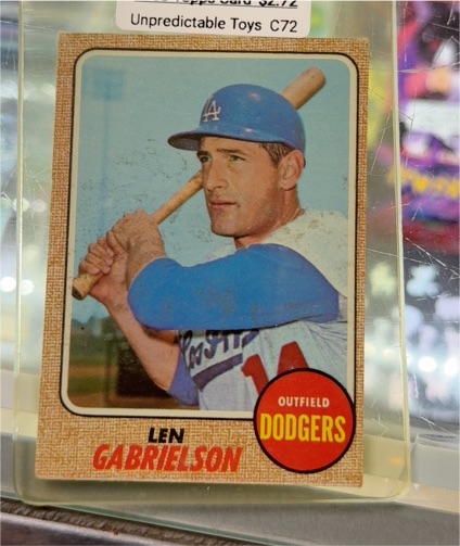 1968 Topps #357 Len Gabrielson — front