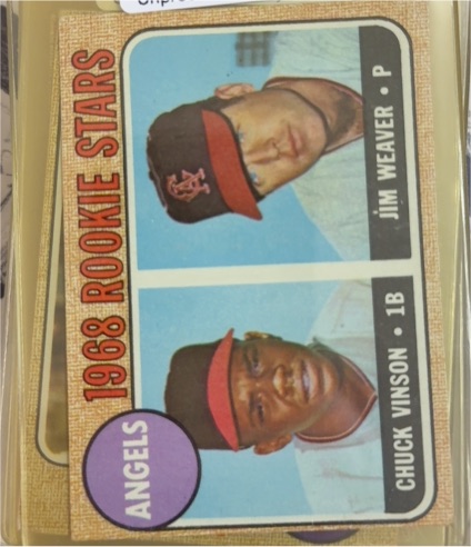 1968 Topps #328 Chuck Vinson/Jim Weaver — front