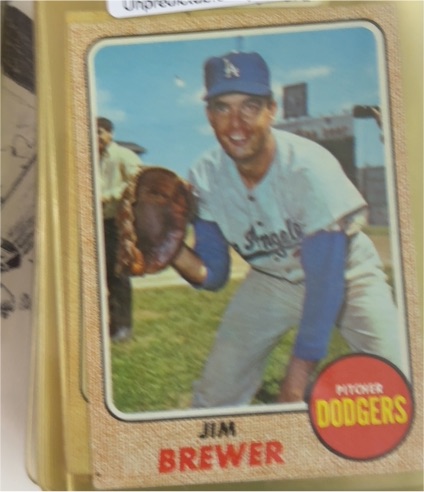 1968 Topps #298 Jim Brewer — front