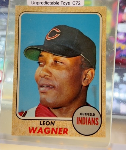 1968 Topps #495 Leon Wagner — front