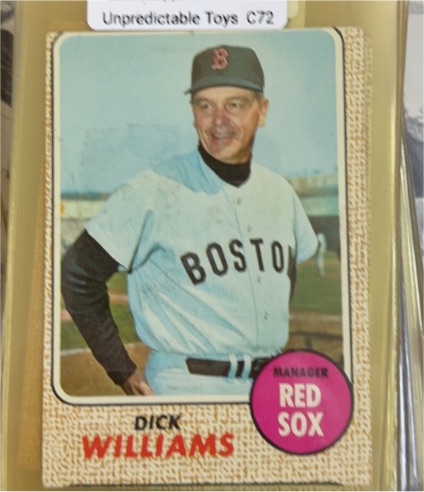 1968 Topps #87 Dick Williams — front