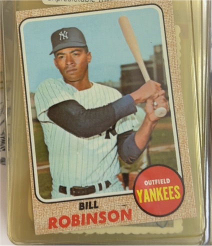 1968 Topps #337 Bill Robinson — front