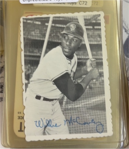 1969 Topps Deckle Edge #31 Willie McCovey — front