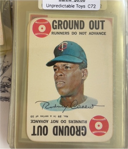 1968 Topps Game #29 Rodney Carew — front