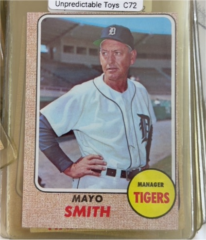 1968 Topps #544 Mayo Smith — front