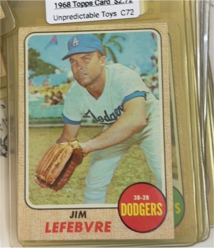 1968 Topps #457 Jim Lefebvre — front