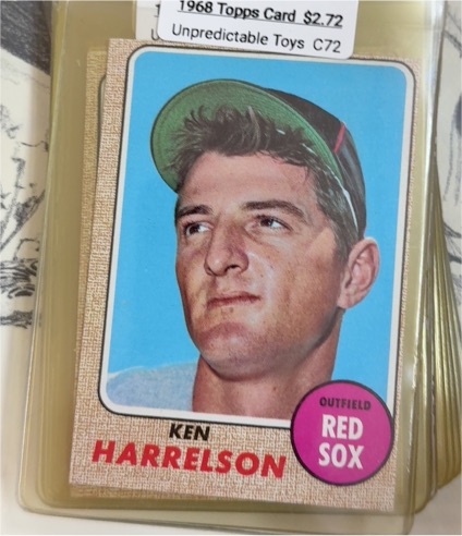 1968 Topps #566 Ken Harrelson — front
