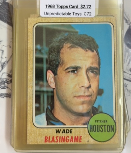 1968 Topps #507 Wade Blasingame — front