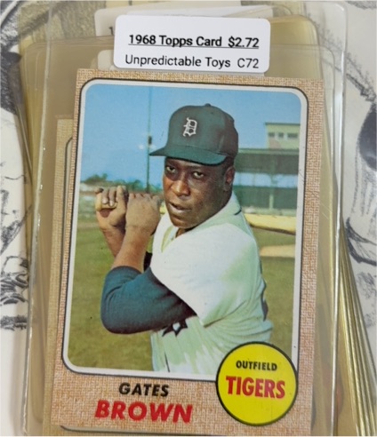1968 Topps #583 Gates Brown — front