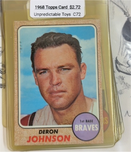 1968 Topps #323 Deron Johnson — front