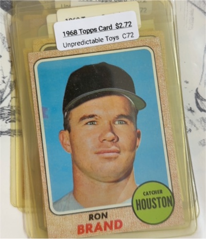 1968 Topps #317 Ron Brand — front