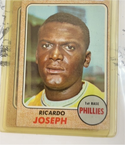 1968 Topps #434 Ricardo Joseph — front