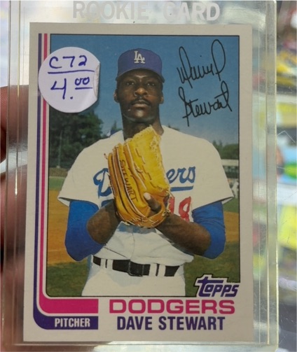 1982 Topps #213 Dave Stewart — front