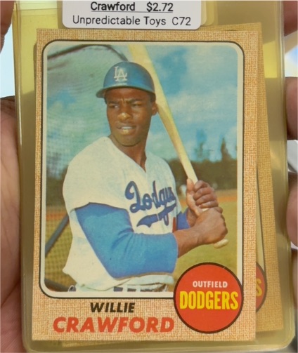 1968 Topps #417 Willie Crawford — front