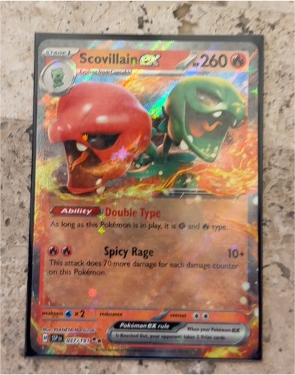 2024 Pokémon #037 Scovillain ex — front