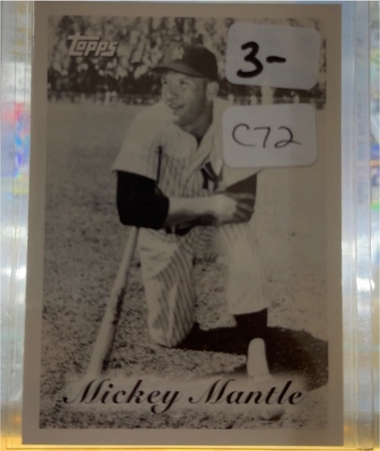 1996 Topps Mickey Mantle Foundation Tribute #NNO Mickey Mantle — front