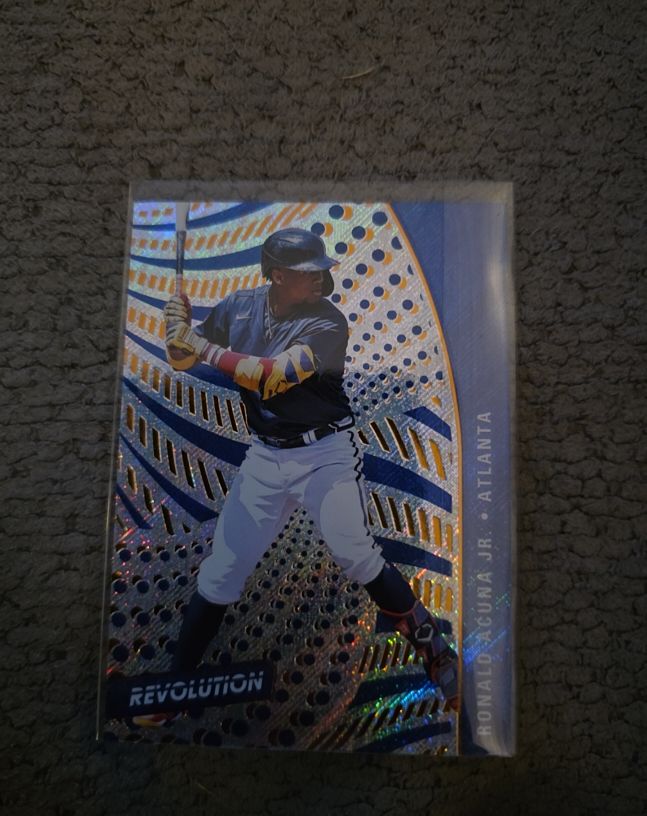 2021 Panini Chronicles Revolution #92 Ronald Acuna Jr. — front