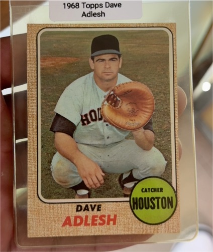 1968 Topps #576 Dave Adlesh — front