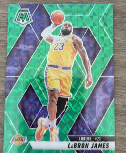 2024-25 Panini Mosaic #180 LeBron James — front