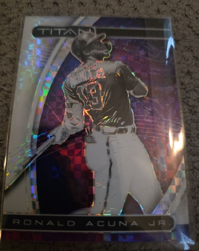 2021 Panini Chronicles Titan #2 Ronald Acuna Jr. — front