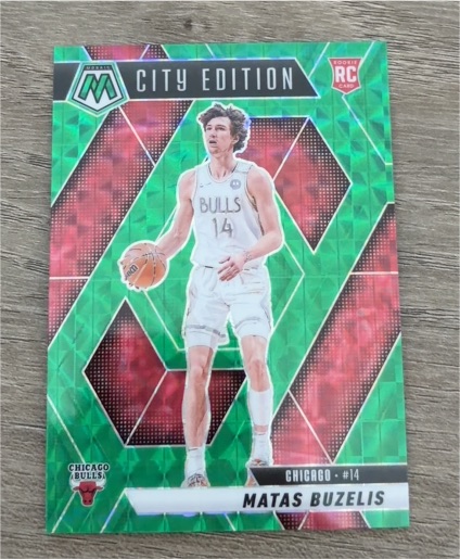 2024-25 Panini Mosaic City Edition #273 Matas Buzelis — front