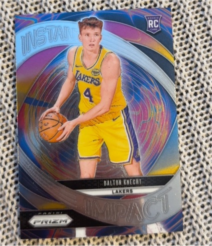 2024-25 Panini Prizm #5 Dalton Knecht Instant Impact RC — front