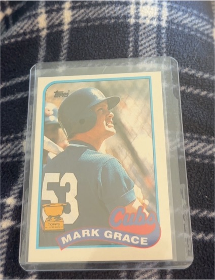1989 Topps #465 Mark Grace — front