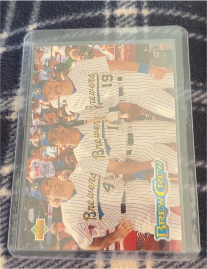 1993 Upper Deck #43 Brew Crew Paul Molitor / Pat Listach / Robin Yount — front