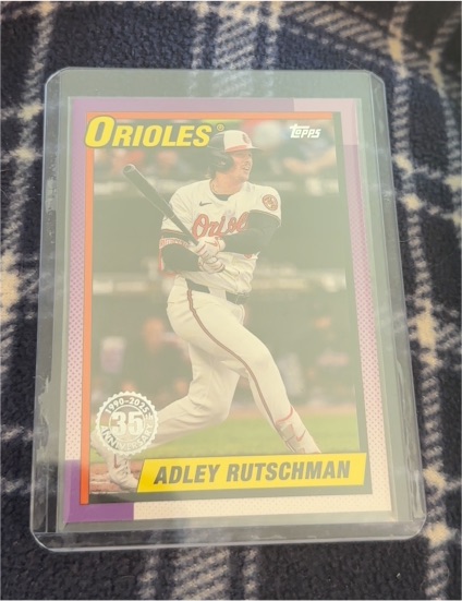 2025 Topps Series 1 1990 Topps Baseball #T90-53 Adley Rutschman Orioles — front